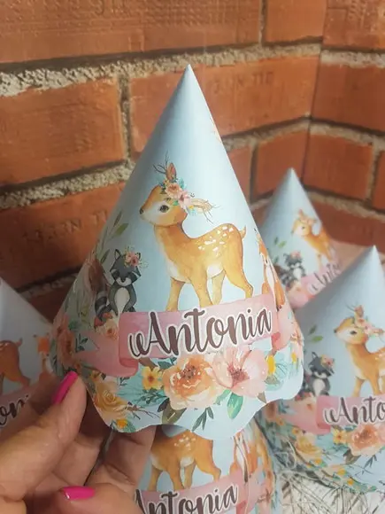 10 Chapeuzinhos de Aniversário Bosque Encantado