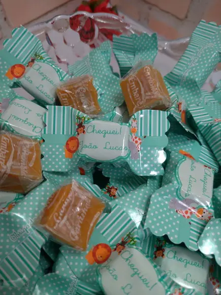 100 Caramelos Personalizados Safari