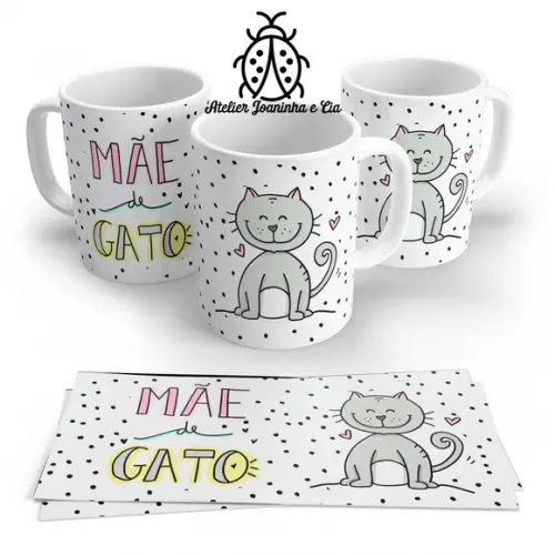 Caneca mãe de gato