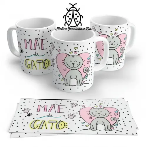 Caneca mãe de gato