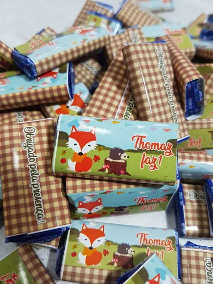 100 chicletes raposinha