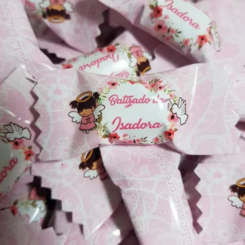 100 Balas Batizado de menina