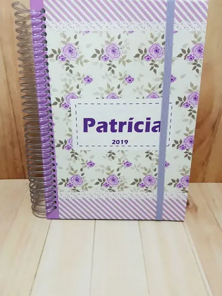 Agenda Floral Permanente Lilás