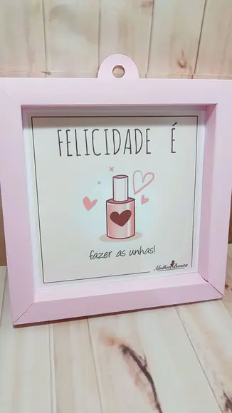 Quadro de Papel manicure