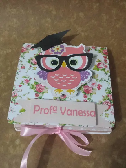 Caixa Corujinha dia dos professores