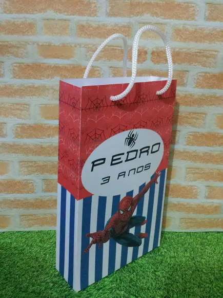 Sacolinha homem aranha