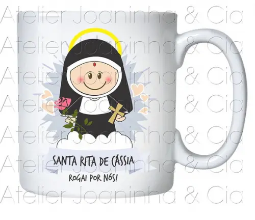 Caneca Santa Rita de Cássia