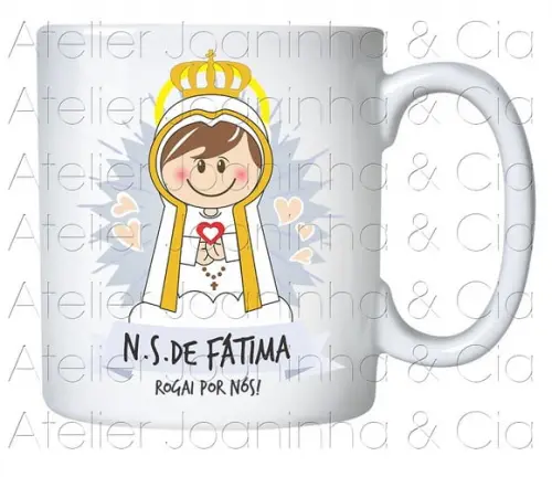 Caneca Nossa Senhora de Fátima