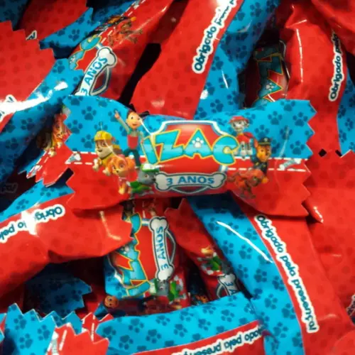 Bala personalizada Patrulha Canina