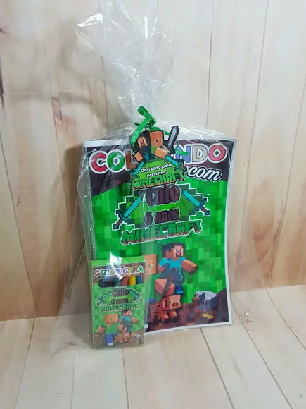 10 Livros de Colorir Minecraft