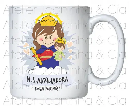 Caneca Nossa Senhora Auxiliadora
