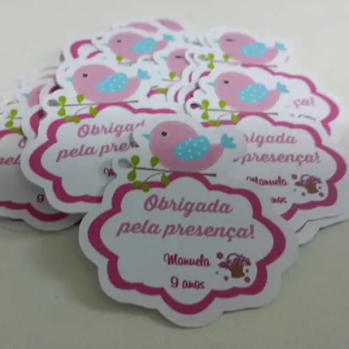 Tag Recorte Especial Passarinho
