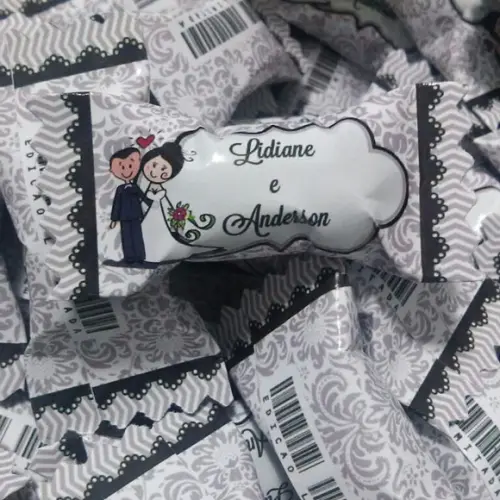 Bala Personalizada Casamento