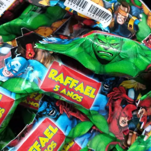 Bala Personalizada Heróis