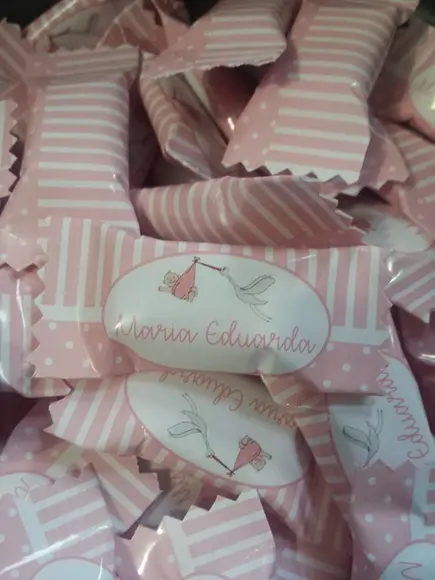 Bala Personalizada Cegonha