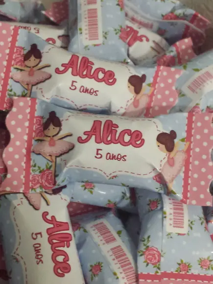 Bala Personalizada Bailarina