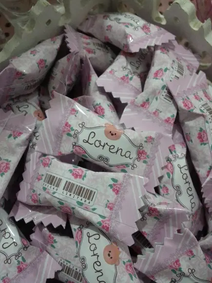 Bala Personalizada Ursinha Princesa