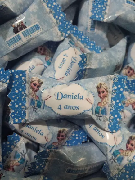 Bala Personalizada Frozen
