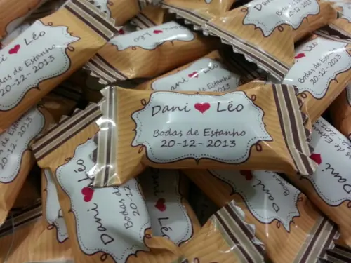 Bala Personalizada Casamento