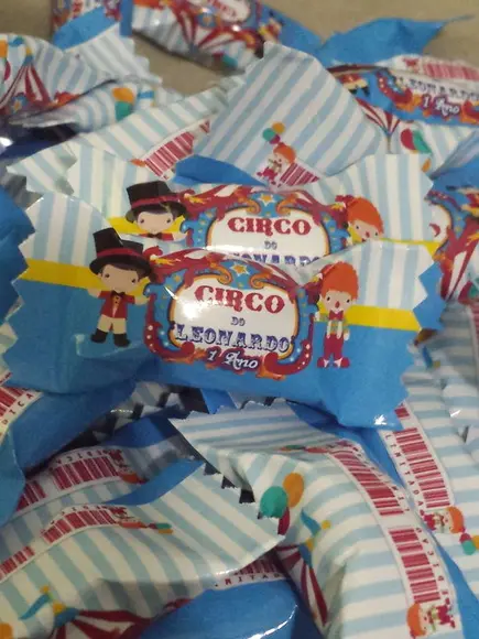Bala Personalizada Circo