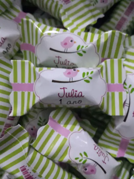 Bala Personalizada Passarinho