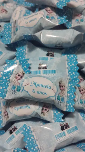 Bala Personalizada Frozen
