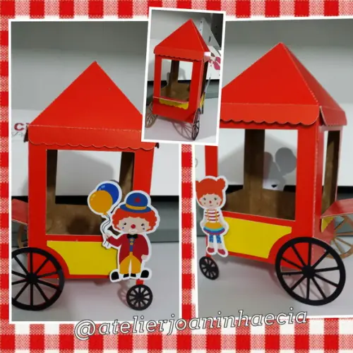 Carrinho de pipoca circo (desmontado)