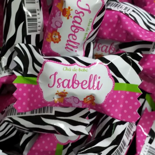 Bala Personalizada Safári Menina
