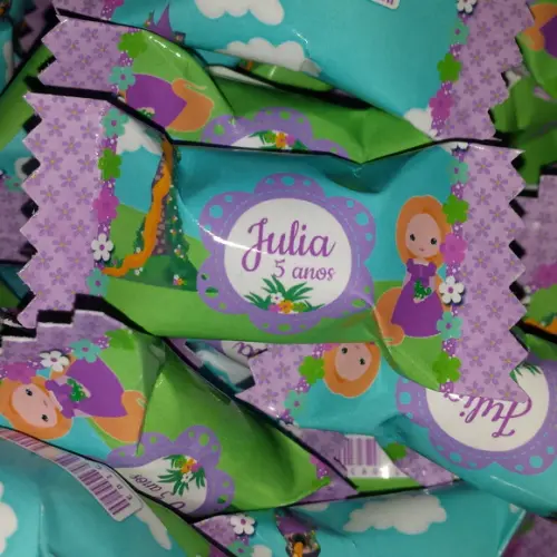 Bala Personalizada Rapunzel