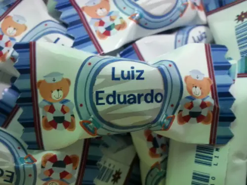 Bala personalizada Urso Marinheiro