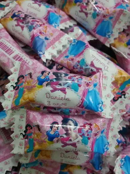Bala Personalizada Princesas