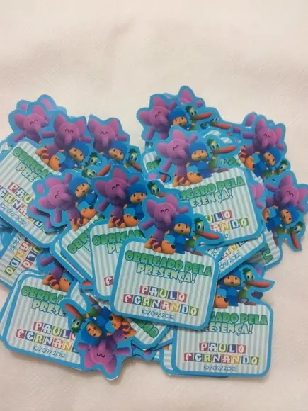 Tag Recorte Pocoyo