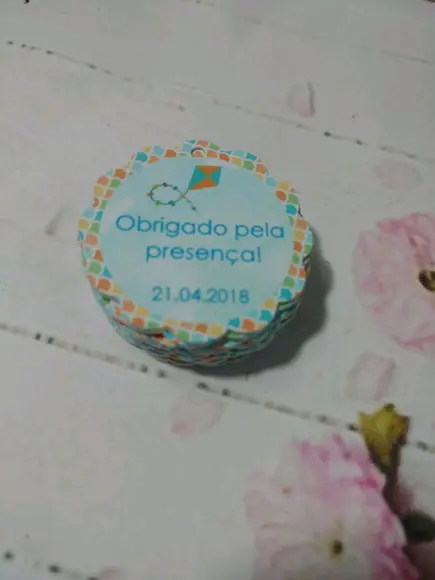 Tag escalope lembrancinha pipa
