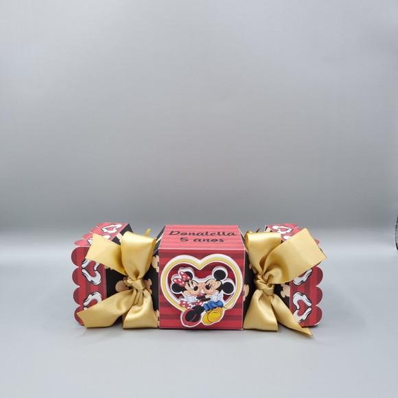 Caixa Bala - Mickey e Minnie Vermelha