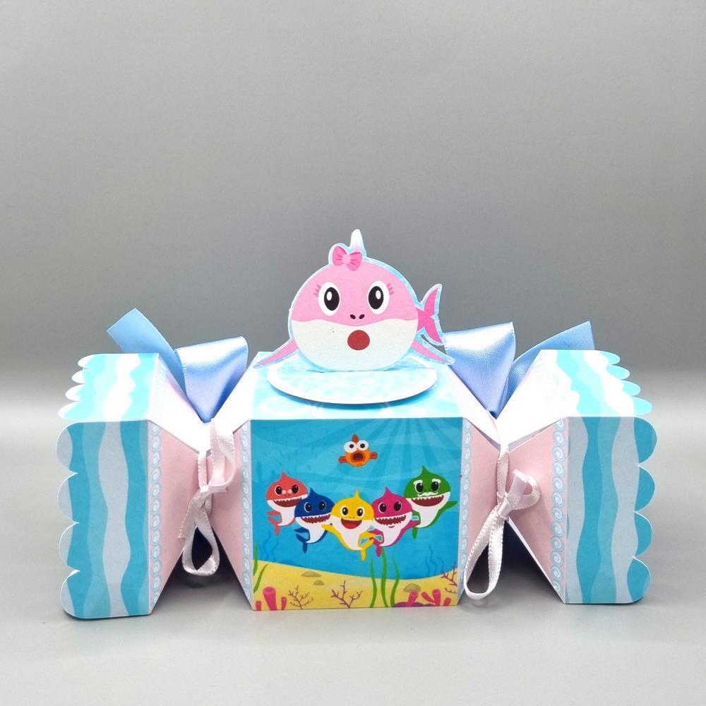 Caixa Bala - Baby Shark Rosa
