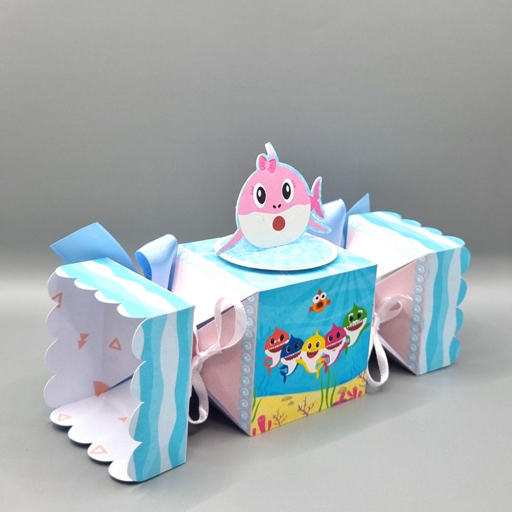 Caixa Bala - Baby Shark Rosa