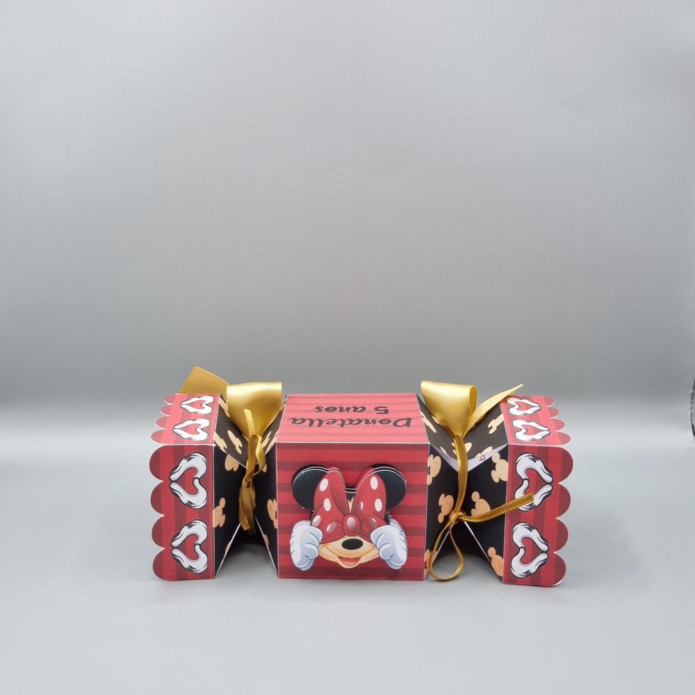 Caixa Bala - Mickey e Minnie Vermelha