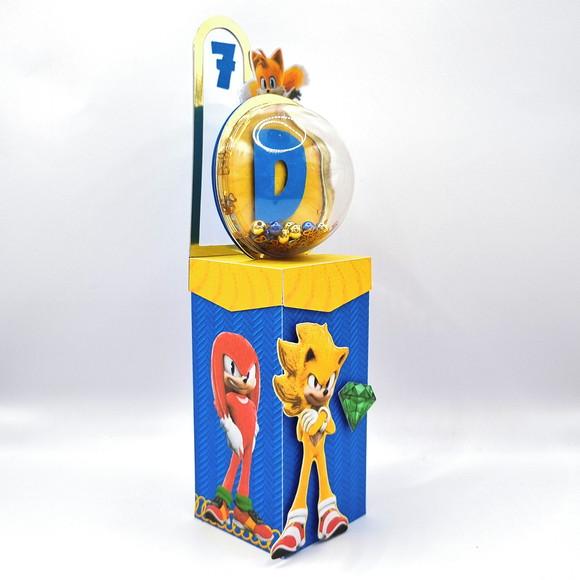 Caixa Alta com Esfera Acrílica - Sonic 2