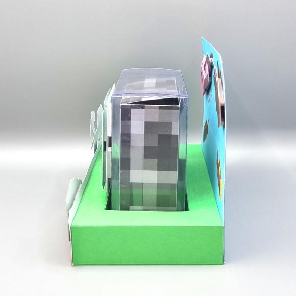 Caixa Cenário com Caixa de Acetato - Minecraft
