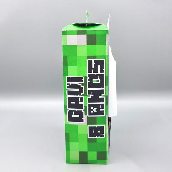 Caixa com Visor Lateral para Tubete - Minecraft