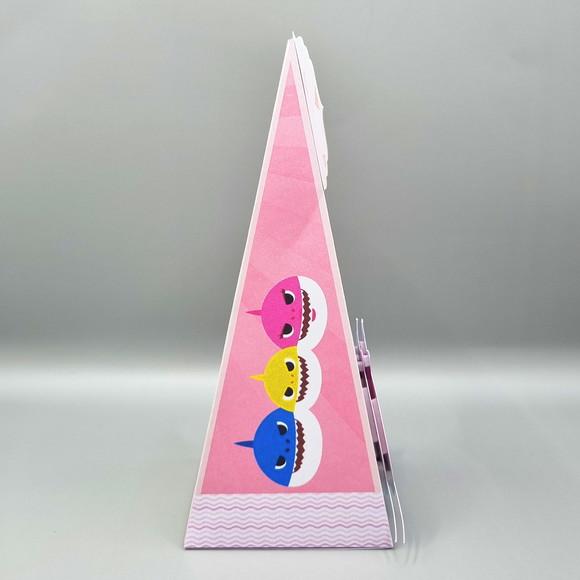Caixa Cone - Baby Shark Rosa