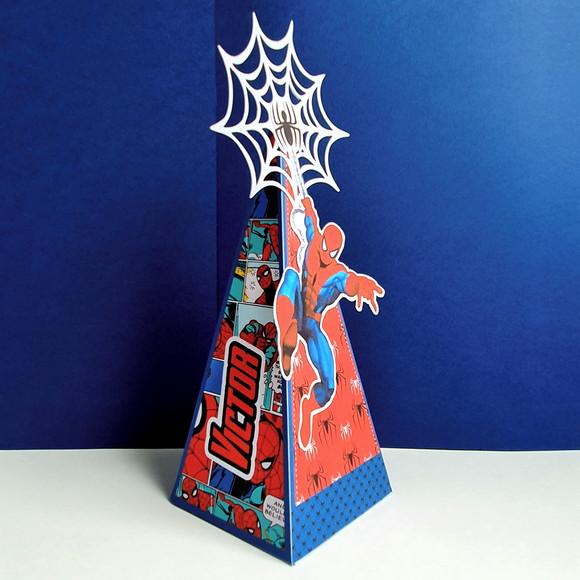 Caixa Cone - Homem Aranha