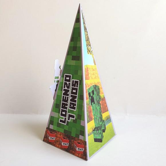 Caixa Cone - Minecraft