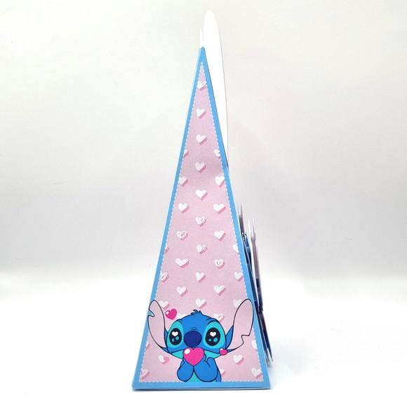Caixa Cone - Stitch e Angel