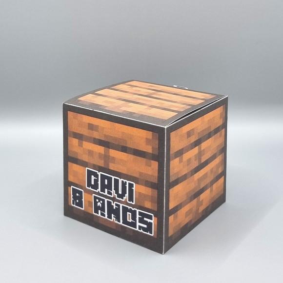 Caixa Cubo - Baú Minecraft