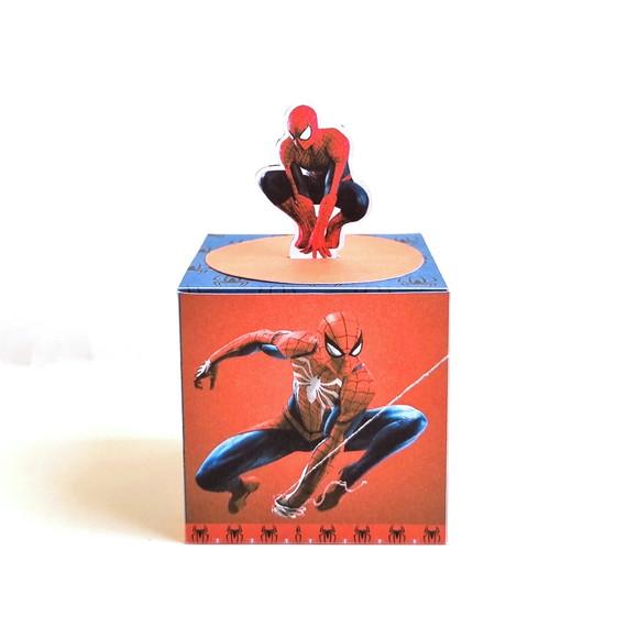 Caixa Cubo - Homem Aranha