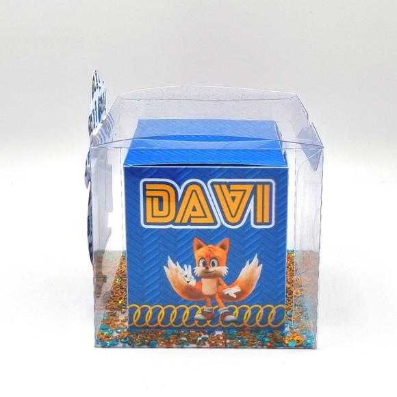 Caixa Cubo de Acetato - Sonic 2