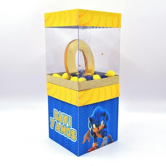 Caixa Cubo Dupla de Acetato - Sonic 2
