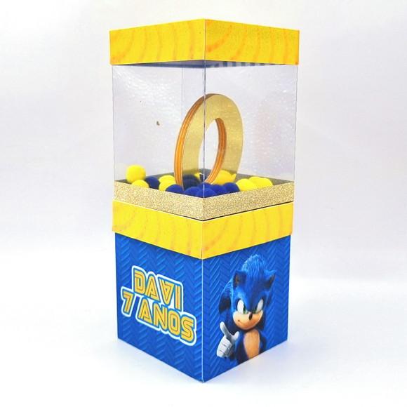 Caixa Cubo Dupla de Acetato - Sonic 2