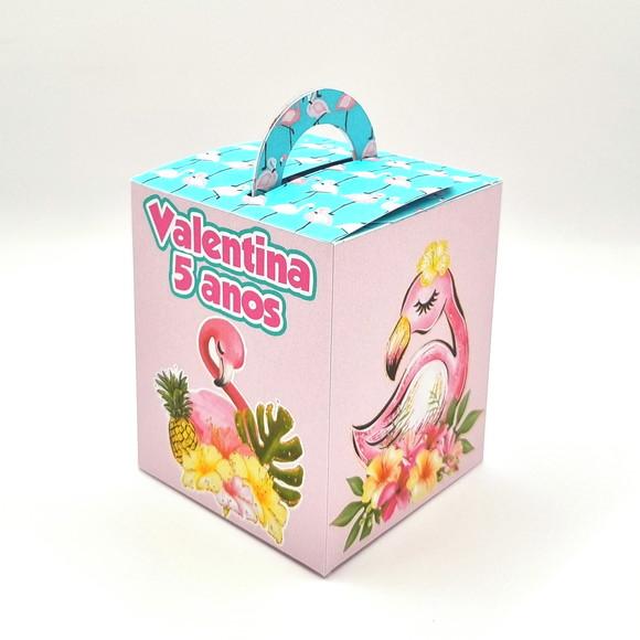 Caixa de Mão - Flamingos